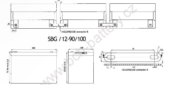 Stand by Bull Bloc GEL SBG 12-100, 100Ah, 12V