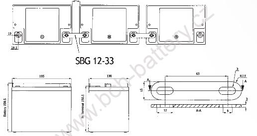Stand by Bull Bloc GEL SBG 12-200, 200Ah, 12V