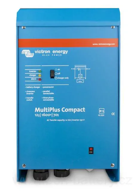Měnič/nabíječ Victron Energy MultiPlus C 24V/800VA/16A -16A, 700W