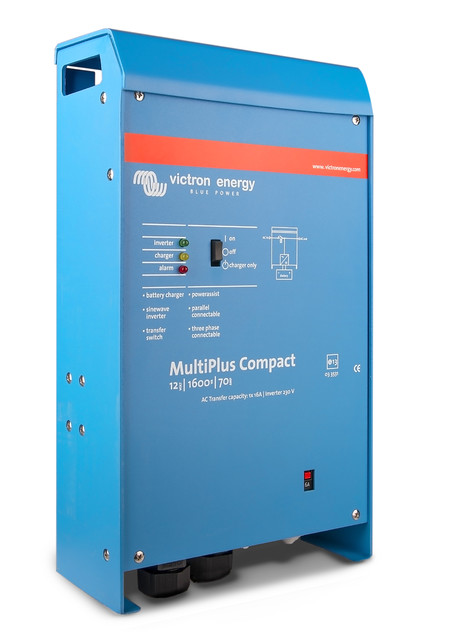 Měnič/nabíječ Victron Energy MultiPlus C 12V/1600VA/70A-16A, 1300W
