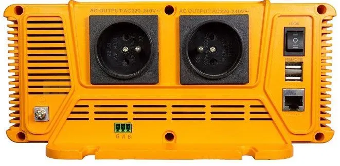 Měnič napětí 24V/230V 1200W, CARSPA PX1200,čistá sinusovka, D.O.drátové