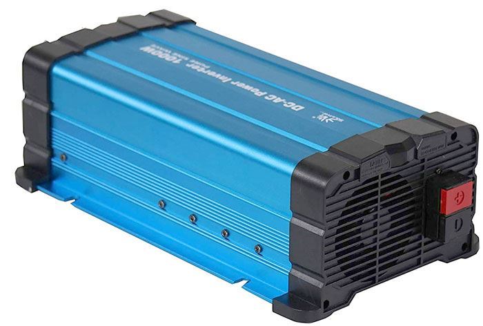 Měnič napětí 24V/230V 1000W, USB, Solarvertech FS1000, čistá sinusovka