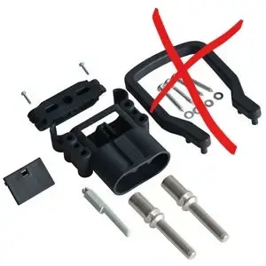 Konektor Rema Euro DIN 160A, 95034-01, průřez kabelu 25mm2, nabíječ/zástrčka