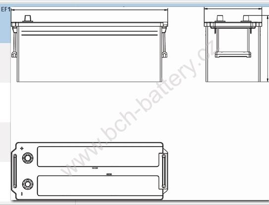 EXIDE - EXPERT HVR 225Ah/12V 1150A (EE2253)