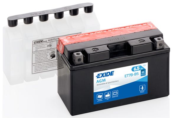 Exide YTX7A-BS 12V 6Ah 90A AGM bal motorkerékpár akkumuláto Exide YTX7A-BS 12V 6Ah 90A AGM bal motorkerékpár akkumuláto
