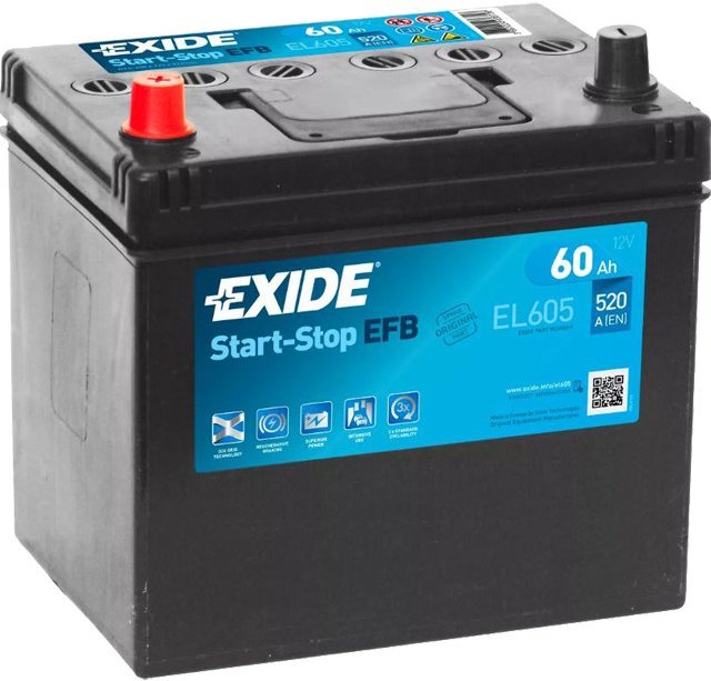 Аккумулятор exide efb 60ah Аккумулятор exide efb 60ah