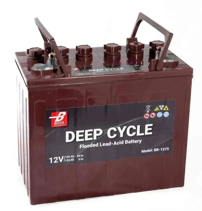 Trakční baterie BOSS Batterien Deep Cycle BB-1275 12V 150Ah C20 330 x 181 x 283 mm