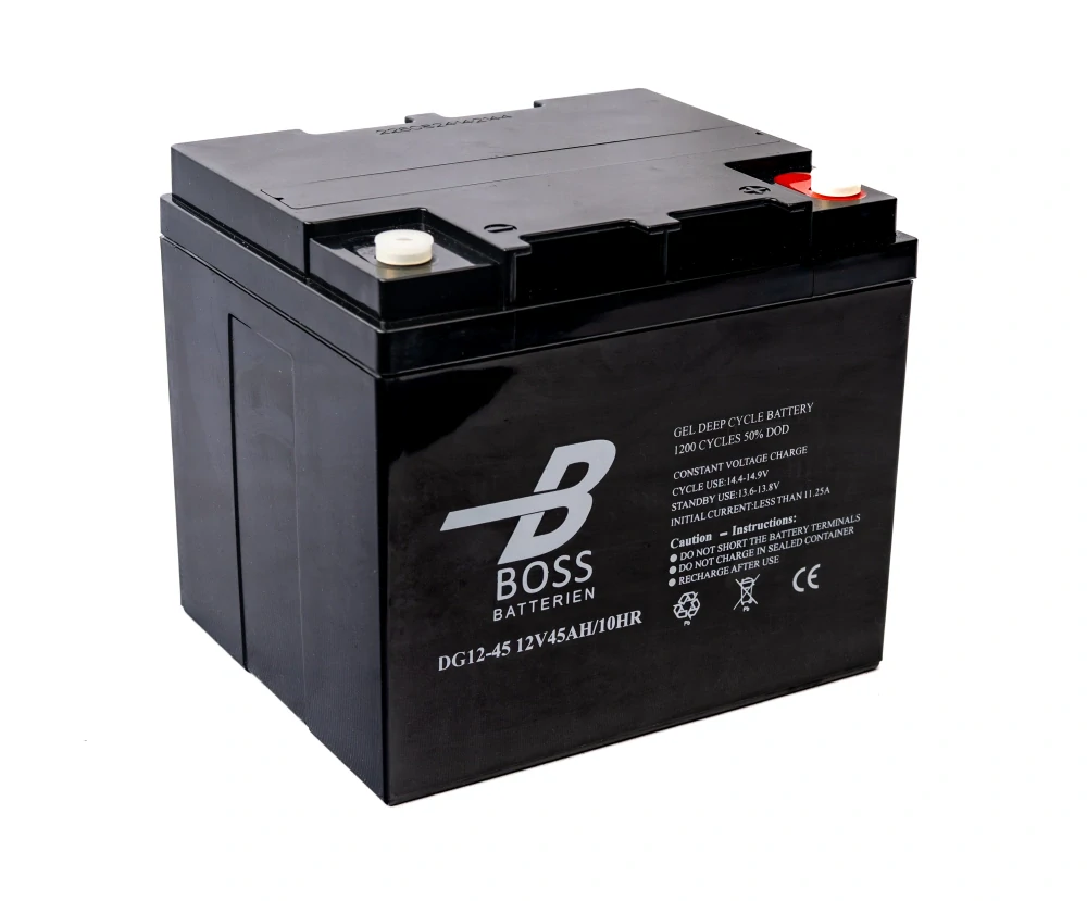 Trakční baterie BOSS Deep Cycle GEL 12V 45Ah 198x166x174/174 M6 1200 cyklů