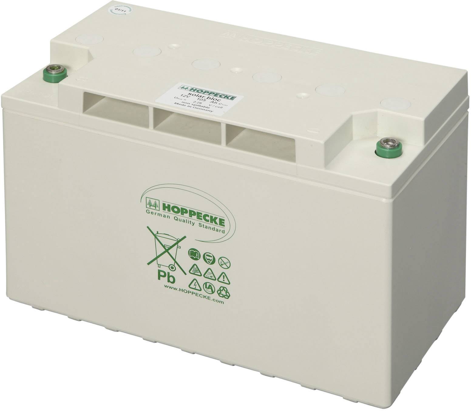 Solární baterie Hoppecke Sun Power VRM 12-135, 12V / 125Ah C100