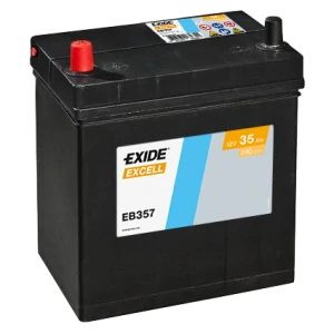 Autobaterie EXIDE Excell 35Ah 12V 240A EB357 187x127x220 Levá