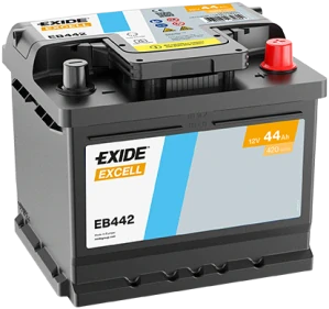 Autobaterie EXIDE Excell 44Ah 12V 420A EB442 207x175x175