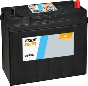 Autobaterie EXIDE Excell 45Ah 12V 330A EB456 237x127x227 slabé jap.poly