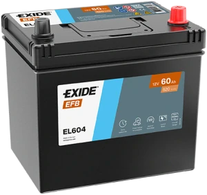 Autobaterie EXIDE START-STOP EFB 60Ah 12V 520A EL604 230x173x22