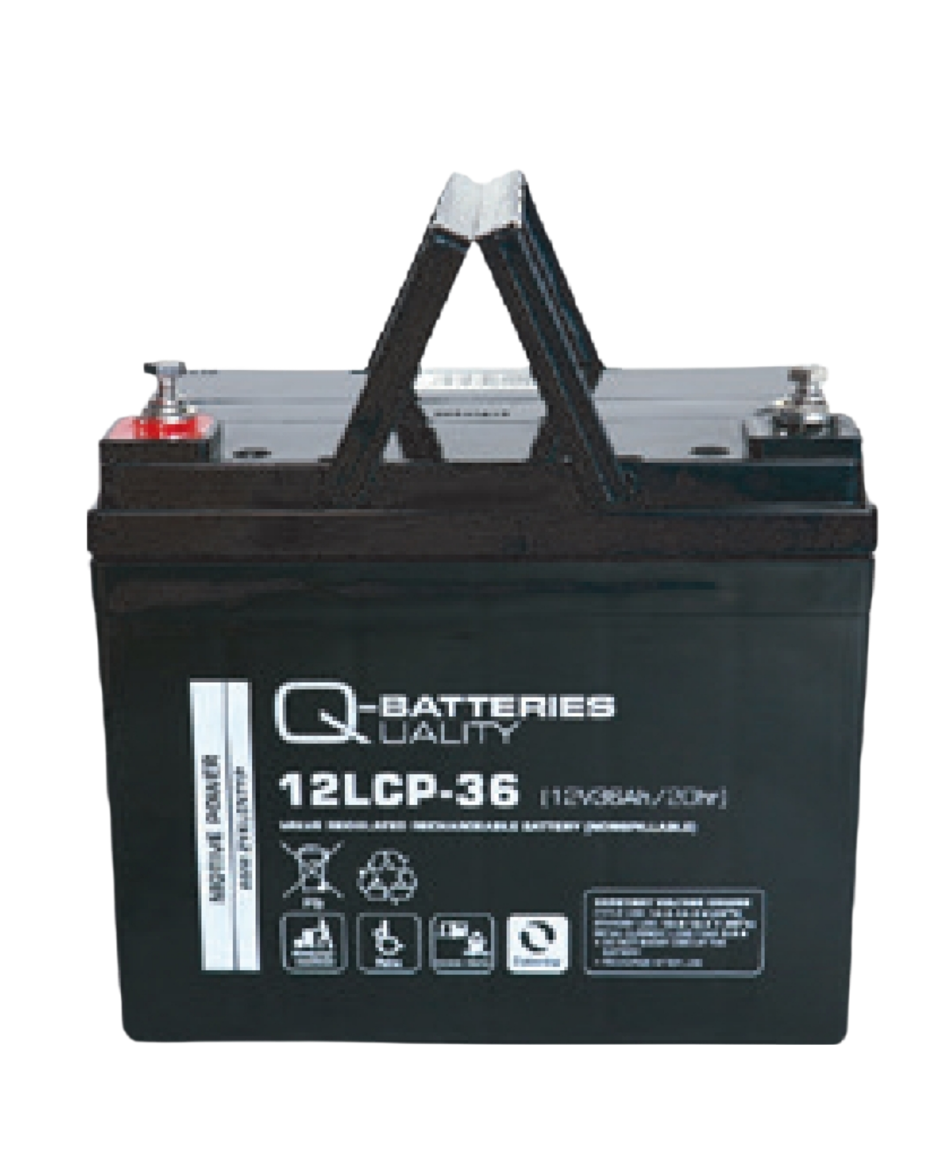 Q-Batteries 12LCP-36 12V 33Ah trakční AGM akumulátor