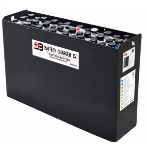 Trakční baterie BCH Battery 24V 3PzS345 s Aquamatic systémem, 827 x 216 x 612/627 mm