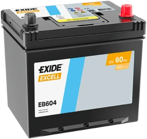 Autobaterie EXIDE Excell 12V 60Ah 390A EB604 230x173x222