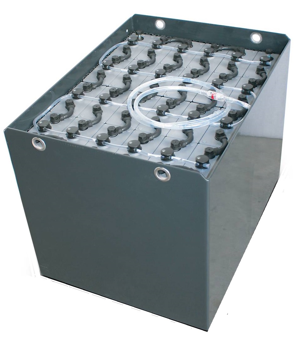 Trakční baterie BCH Battery 48V 5PzS575 s Aquamatic systémem, 827 x 627 x 612 mm DIN A