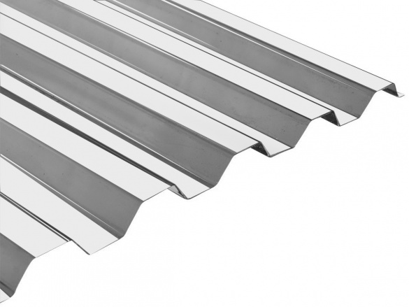 Set konstrukce pro 14 panelů 5-8kW, kotvení pomocí nerezových držáků NH10 do trapézového plechu