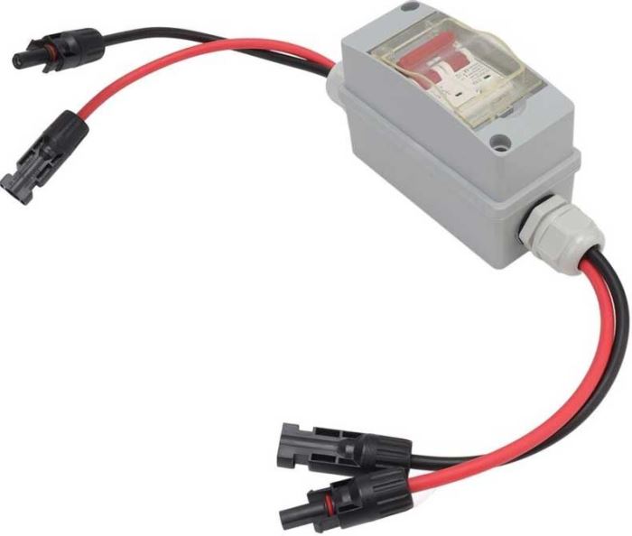Rozvaděč DC s dvoupólovým jističem 16A/C 2P LQB1-16Z /DC string box 500V/ pro FVE