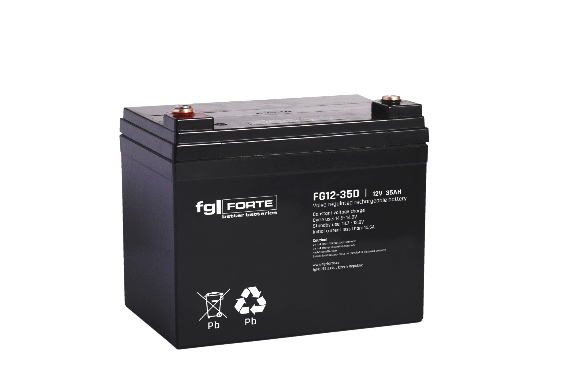 fg-FORTE FG12-35D 12V/35Ah cyklický AGM akumulátor