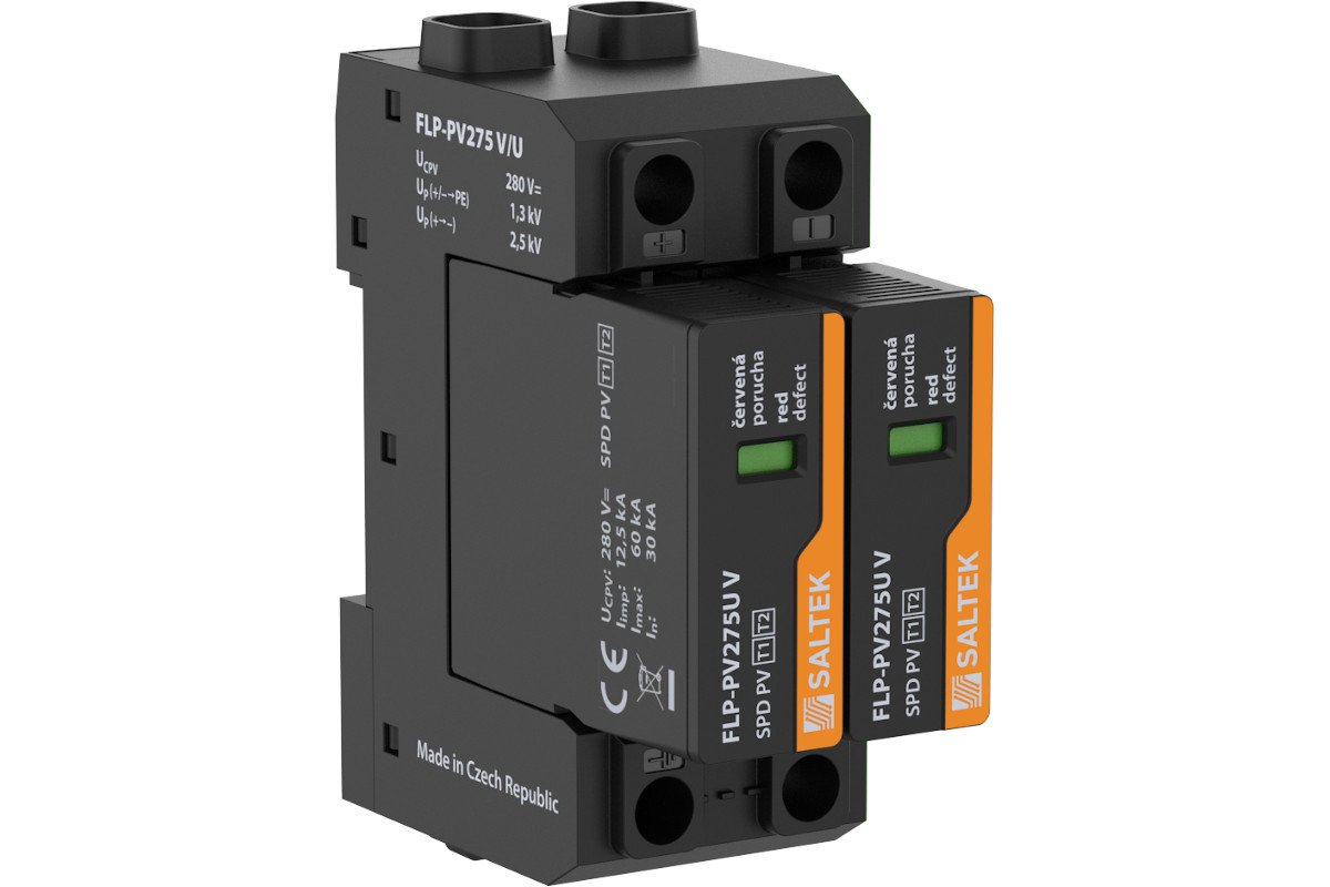 Přepěťová ochrana Saltek FLP-PV275 V/U Typ 1+2, 275V DC