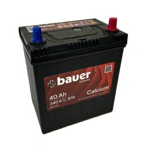 Autobaterie BAUER Calcium Japan (Asia) 40Ah 12V 340A BA540 187x127x225 slabé jap.poly