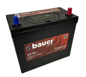 Autobaterie BAUER Calcium Japan (Asia) 45Ah 12V 380A BA545 238x129x198/225 slabé jap.poly