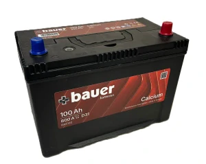 Autobaterie BAUER Calcium Japan (Asia) 100Ah 12V 800A BA5100 303x173x225