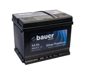 Autobaterie BAUER Silver Premium 64Ah 12V 640A BA764 242x175x190