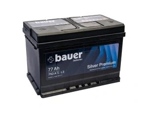 Autobaterie BAUER Silver Premium 77Ah 12V 750A BA777 276x175x190