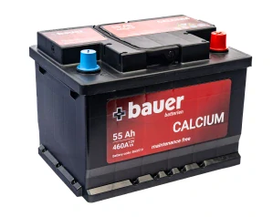 Autobaterie BAUER Calcium 55Ah 12V 460A BA5519 241x175x175