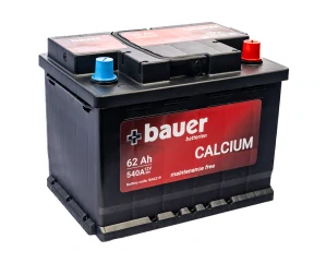 Autobaterie BAUER Calcium 62Ah 12V 540A BA6219 241x175x190