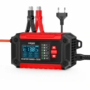 Nabíječka s automatikou a testerem Carspa CTC1206 12V 6A pro Pb a LiFePO4 aku