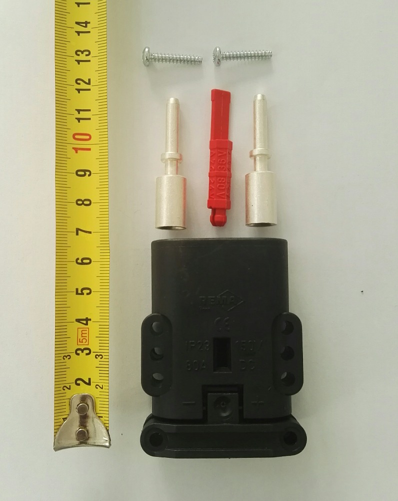 Konektor Rema FT 80, 80A, průřez kabelu 16 mm2, baterie/zásuvka