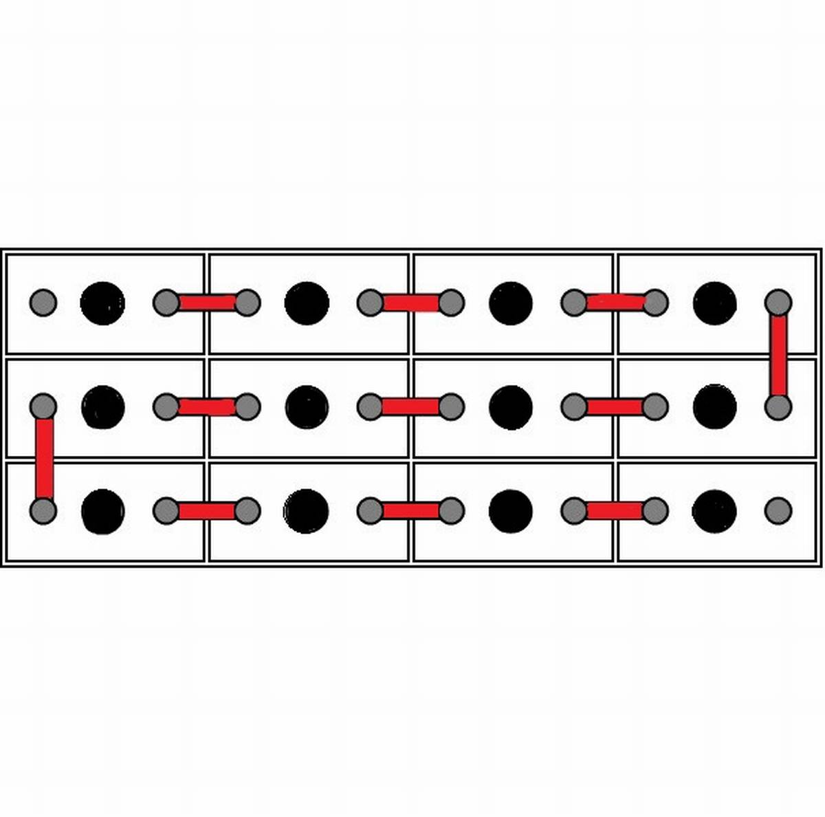 Trakční baterie BCH Battery 24V 2PzB150 s Aquamatic systémem, 660 x 145 x 555/590 mm