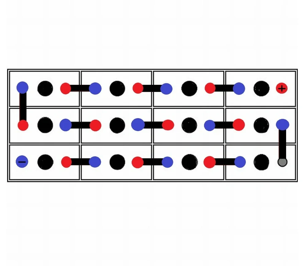 Trakční baterie BCH Battery 24V 5PzS625 s Aquamatic systémem, 827 x 324 x 612 mm