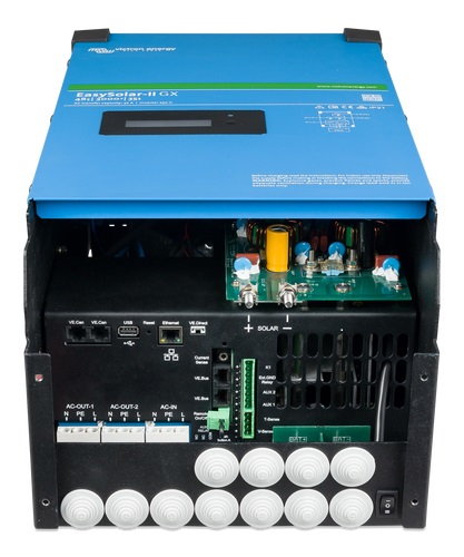 Hybridní měnič/nabíječ EasySolar-II 48/3000/35-32 MPPT 250/70 GX, 1 fázový / 2400W