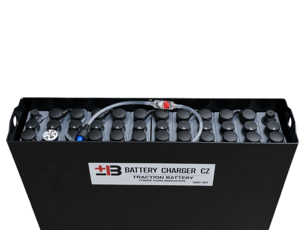 Trakční baterie BCH Battery 24V 3PzB300 s Aquamatic systémem 760 x 170 x 663/678 mm