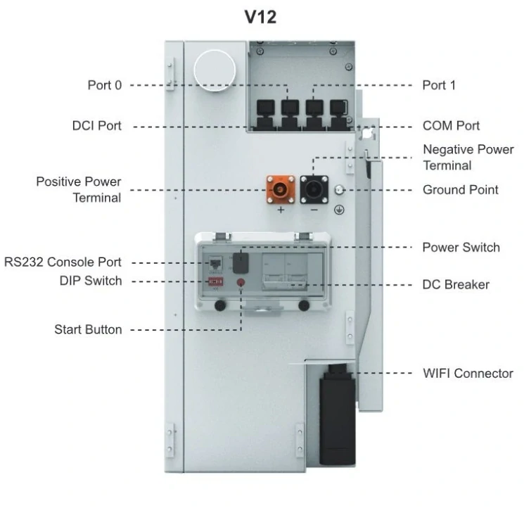 Baterie Pytes V12 LFP 12kWh 48V 230Ah 11,8kWh IP66 (možnost venkovní instalace), záruka 10 let