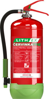 Hasicí přístroj k hašení lithiových baterií AVD LITH EX9 - 9 l